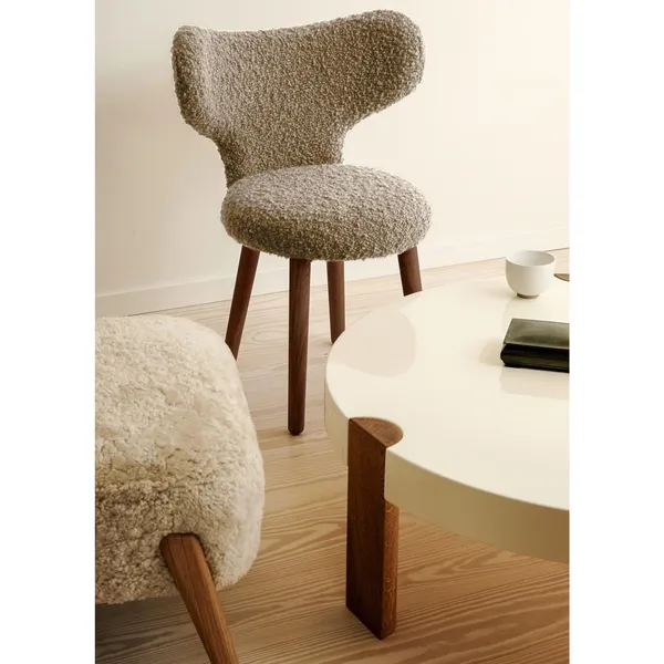 WNG Dining Chair Nobilis/Taiga Taupe/Smoked Oak