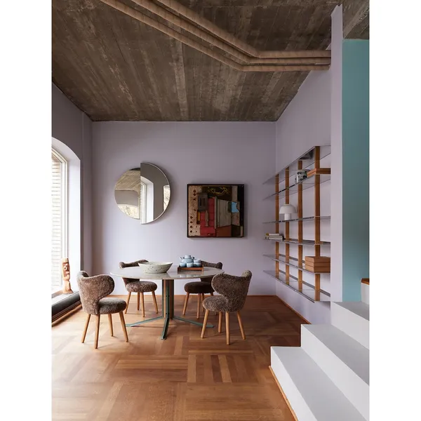 WNG Dining Chair Nobilis/Taiga Taupe/Smoked Oak