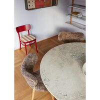 WNG Dining Chair Nobilis/Taiga Taupe/Smoked Oak