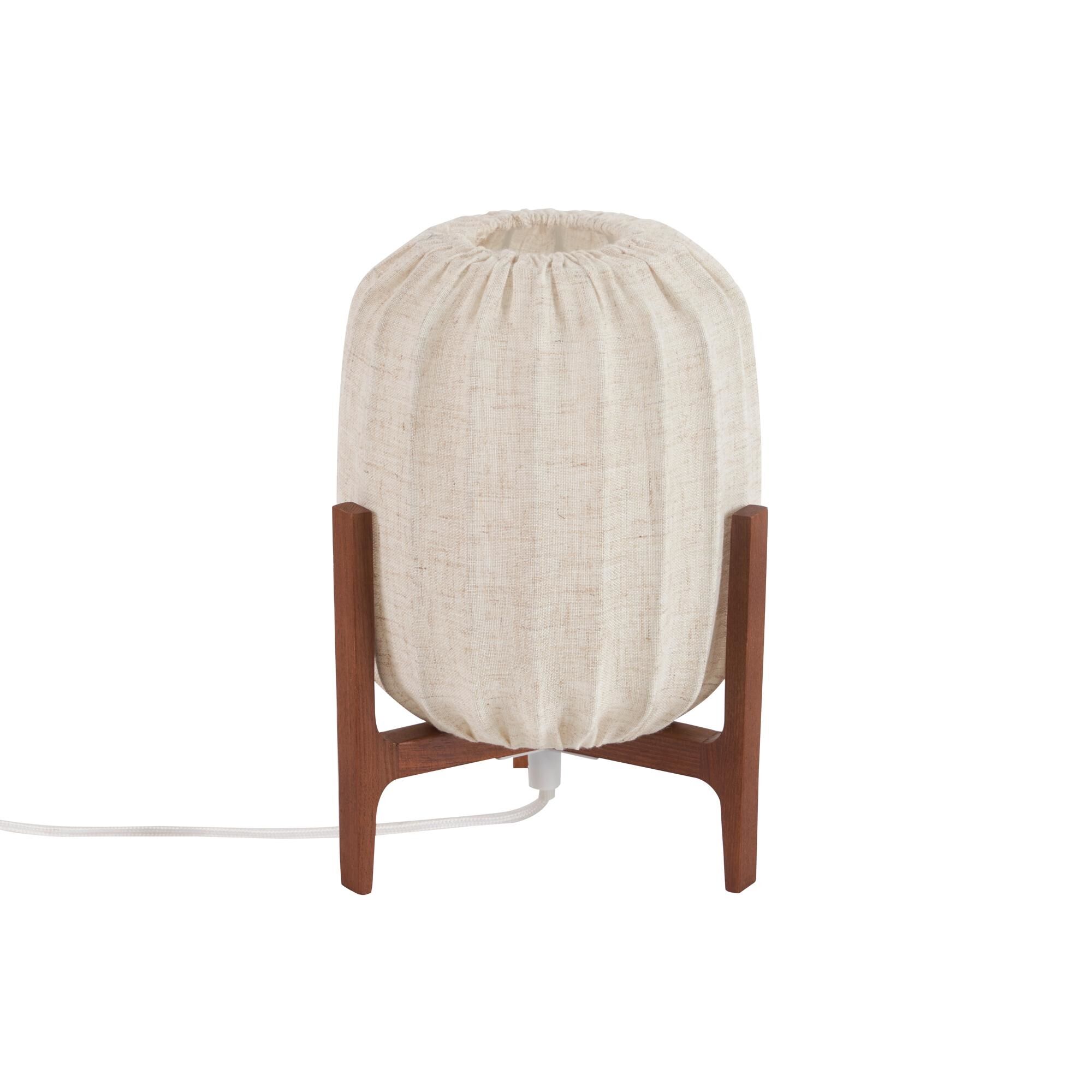 Prisma Bordlampe Mini Mørk Ask/Natural
