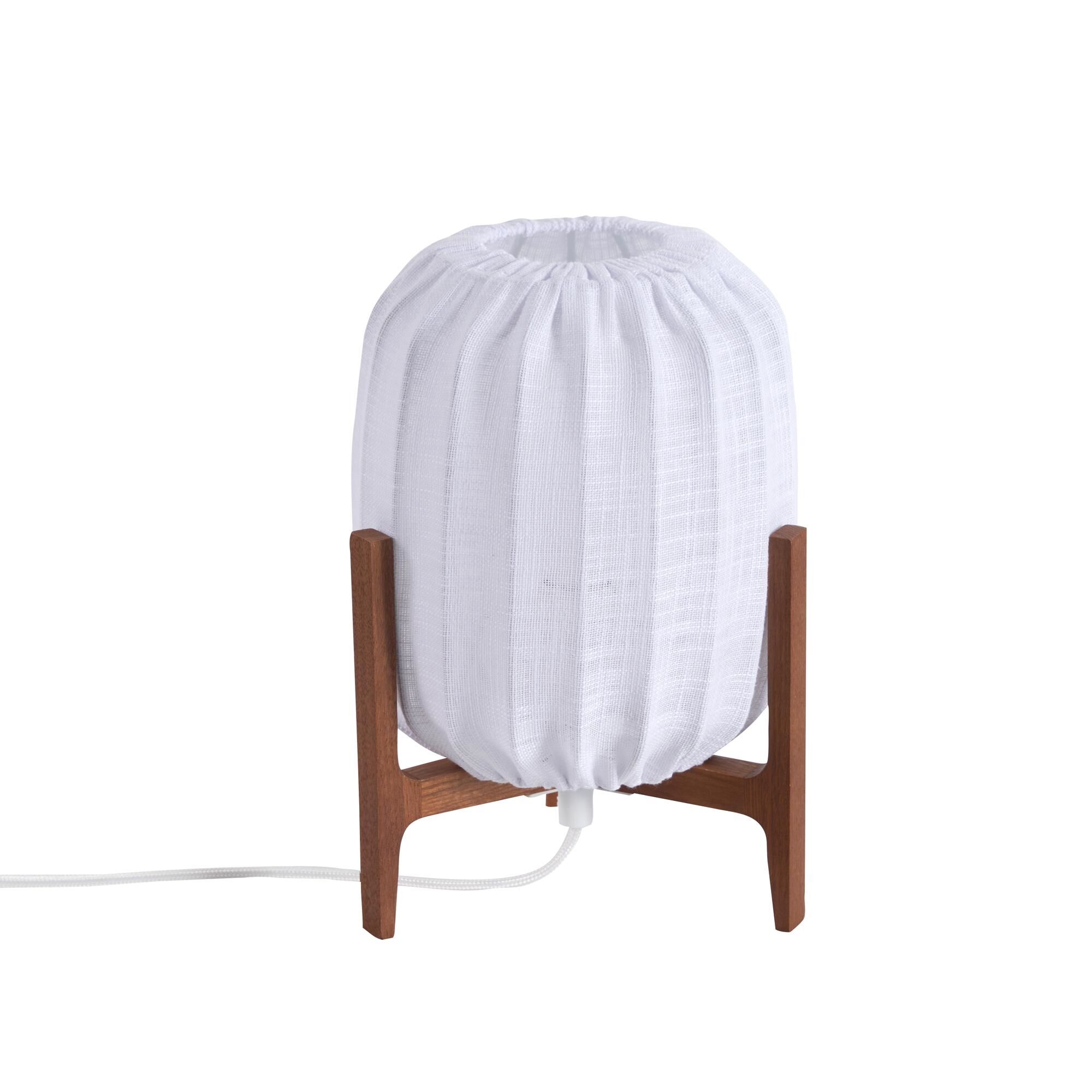 Prisma Bordlampe Mini Mørk Ask/Hvid