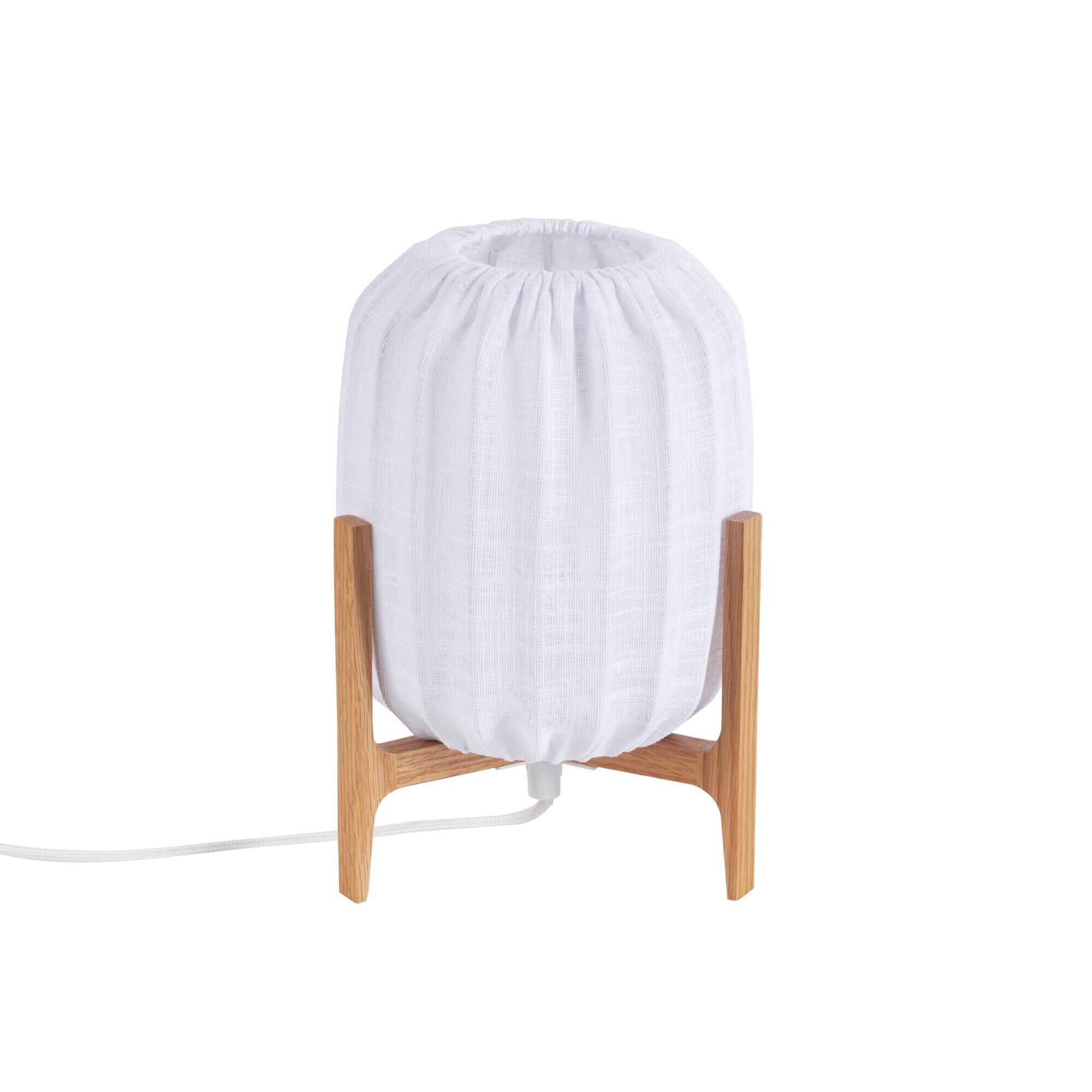 Prisma Bordlampe Mini Eg/Hvid