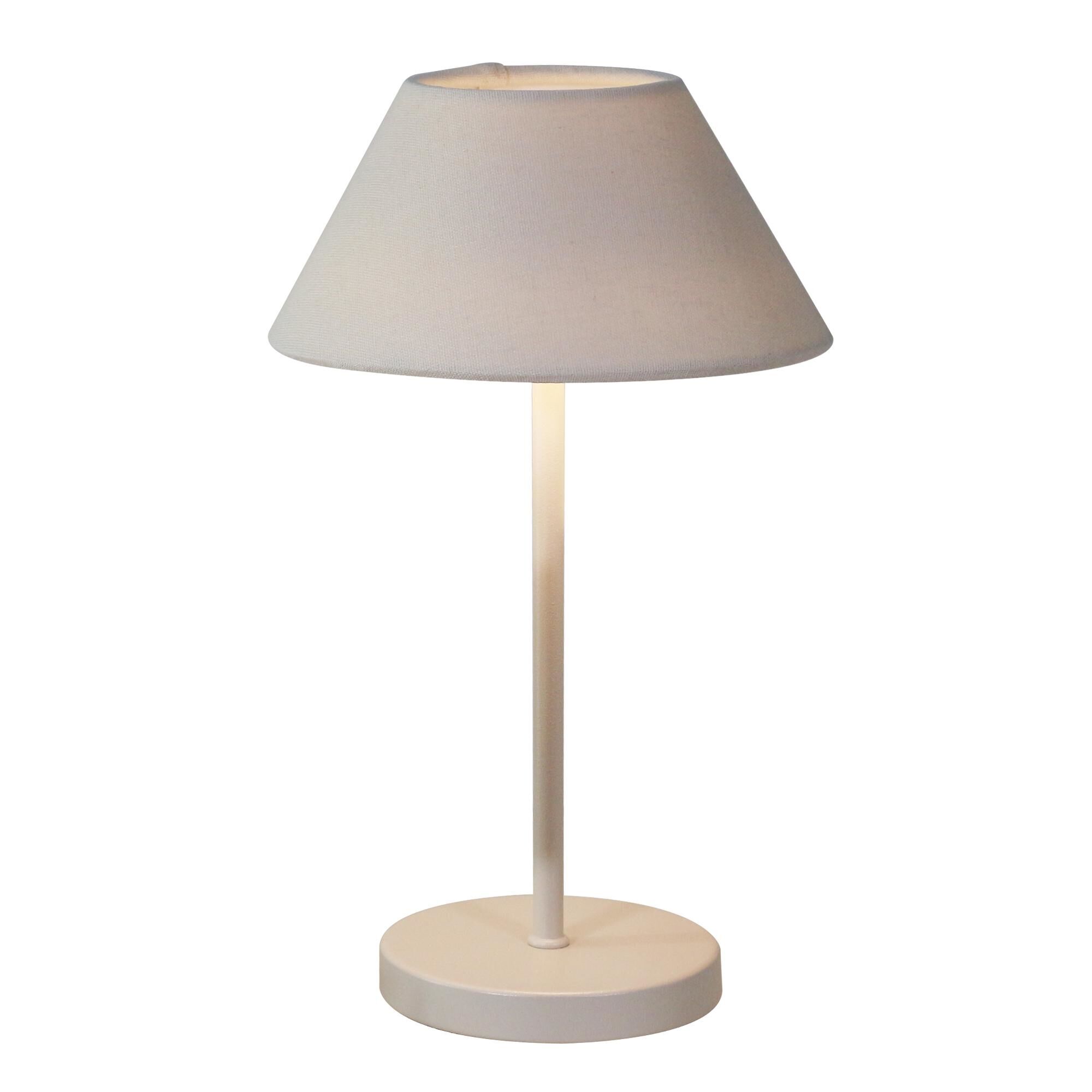 Lampe Portable Teya Blanc Cassé