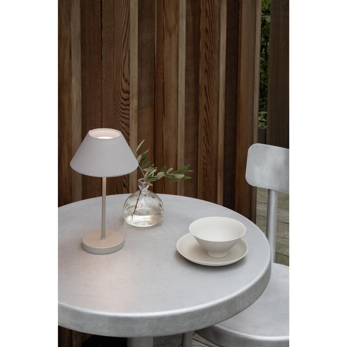 Teya Portable Lamp Warm Gray
