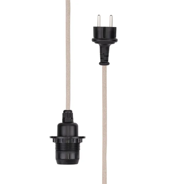 Watt & Wick Outdoor Cable Set For E27 Natural