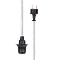 Watt & Wick Outdoor Cable Set For E27 White