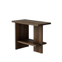 Tee Side Table Rectangular Smoked Oiled Oak