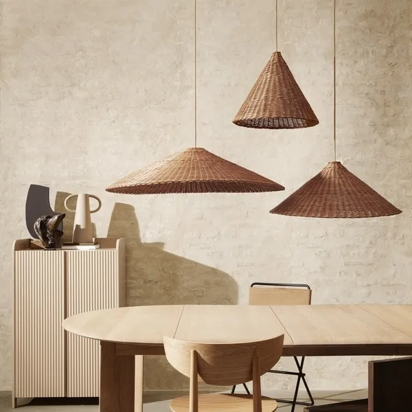 Dou Ø68 Pendant Natural M. Cord 2m