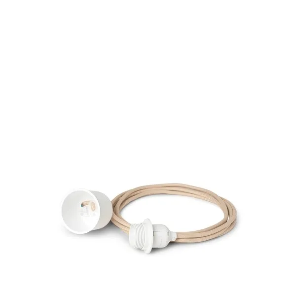 Dou Ø68 Pendant Natural M. Cord 2m
