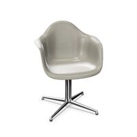 Eames Fiberglass DAL Dining Chair Raw Umber/ Chrome
