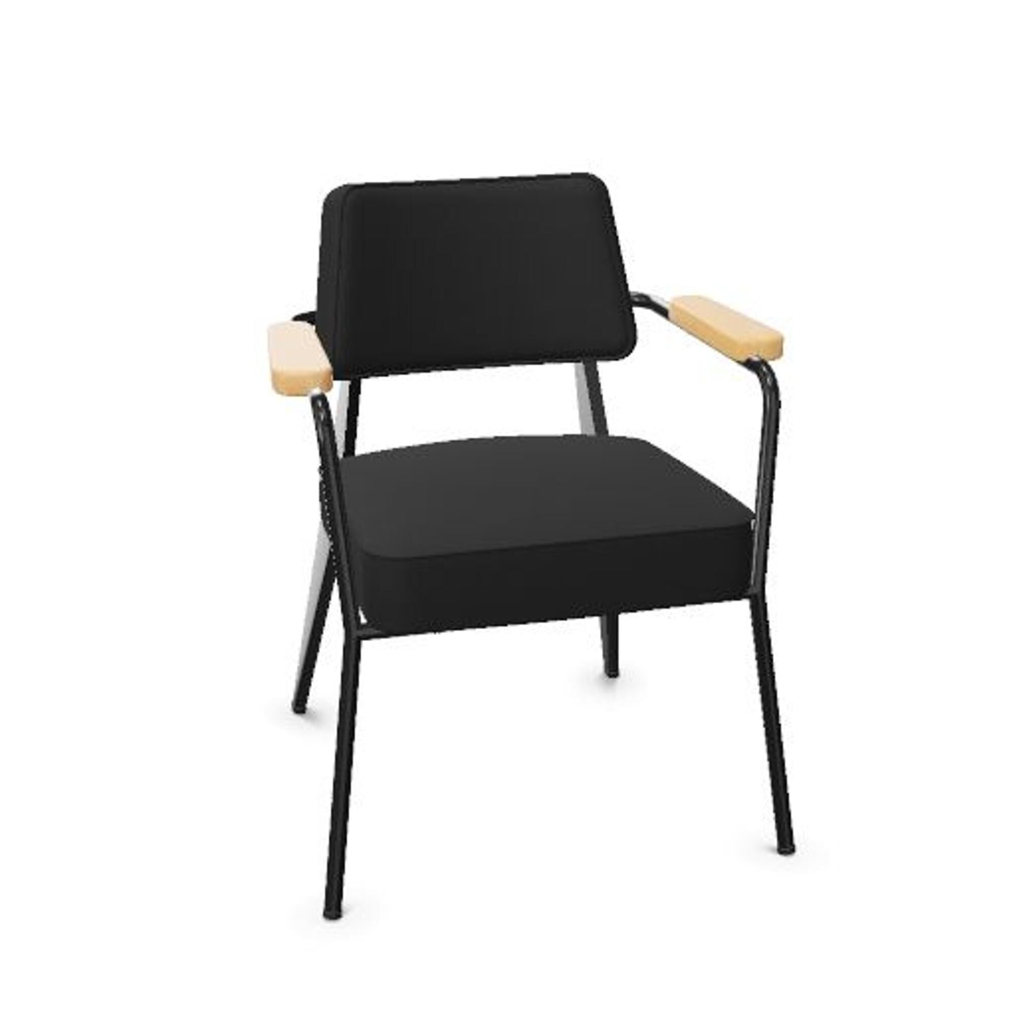Fauteuil Spisebordsstol Twill Dark Grey/Natural Eg/Dyb Sort