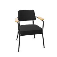 Fauteuil Dining Chair Twill Dark Grey/Natural Oak/Deep Black