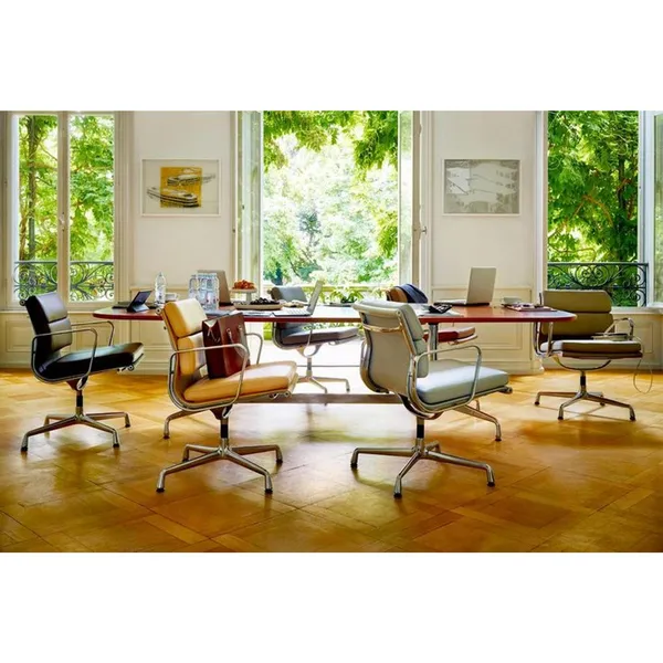 Soft Pad EA 208 Office Chair With Swivel Cement/ Chrome