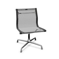 Aluminum EA 105 Office Chair Netweave Dark Grey/ Chrome
