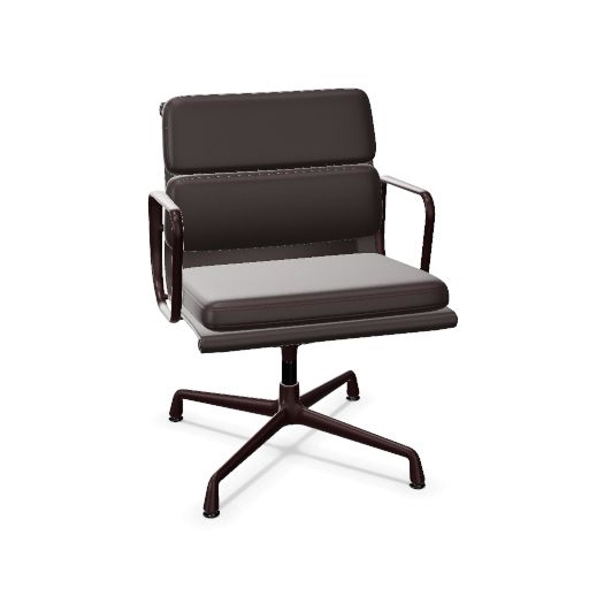 Soft Pad EA 207 kontorstol plomme/mørk bordeaux