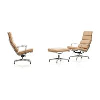 Soft Pad EA 222 Kontorstol Med Siwvel & Vippe Mekanisme Kamel/Krom