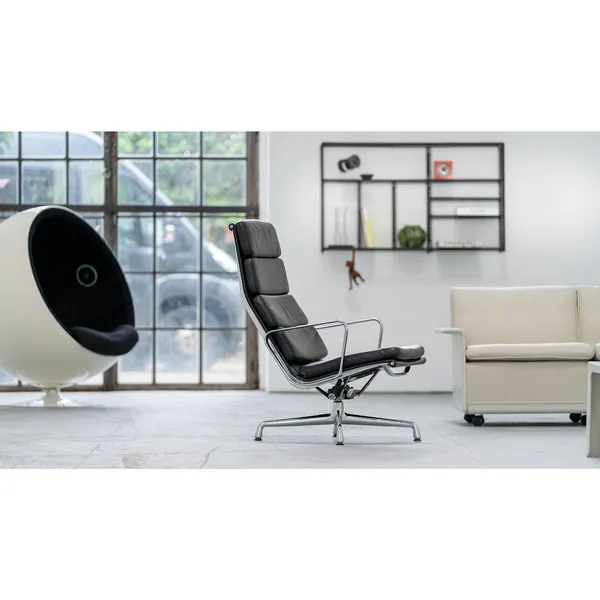Soft Pad EA 222 Kontorstol Med Siwvel & Vippe Mekanisme Kamel/Krom
