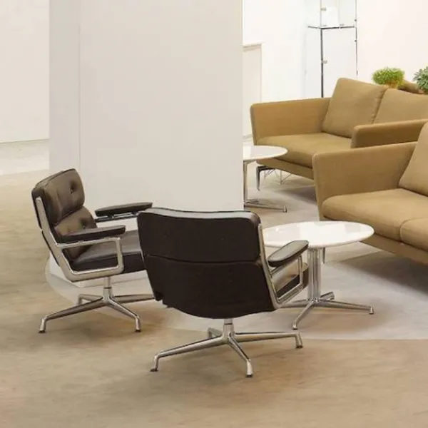 Lobby ES 104 Office Chair With Swivel, Armrest & Tilt Mechanism Brandy/ Chrome