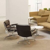 Lobby ES 104 Office Chair With Swivel, Armrest & Tilt Mechanism Brandy/ Chrome