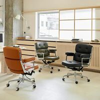 Lobby ES 105 Office chair Cognac/ Chrome