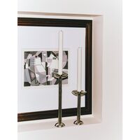 Metal Champagne Candle Holder Low Stainless Steel
