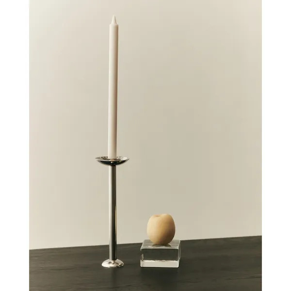 Metal Champagne Candle Holder Low Stainless Steel