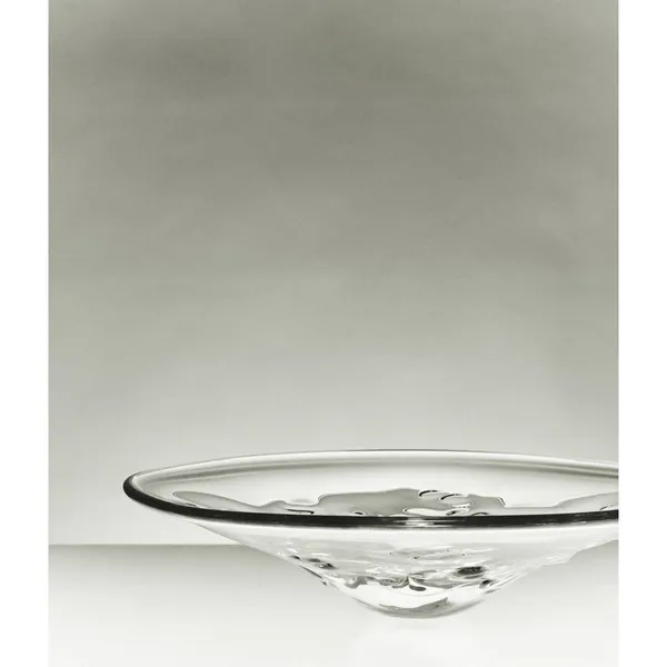 SR Vintage Glass Tray Clear