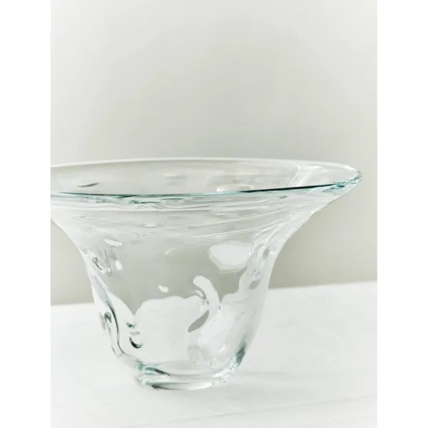 SR Vintage Glass Bowl Clear
