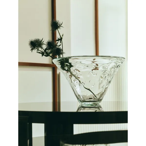 SR Vintage Glass Bowl Clear