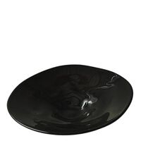 SR Vintage Glass Tray Black