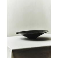 SR Vintage Glass Tray Black
