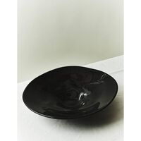 SR Vintage Glass Tray Black