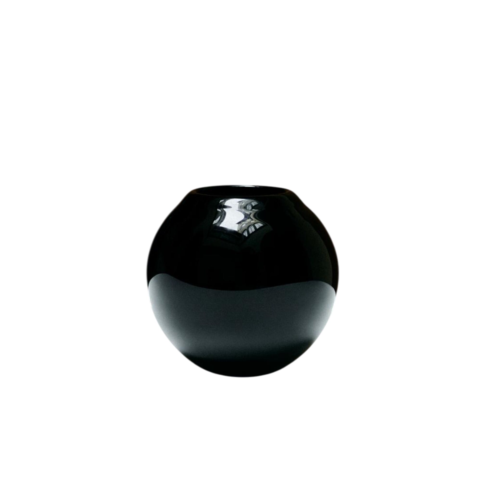 Vase en Verre Vintage Noir SR