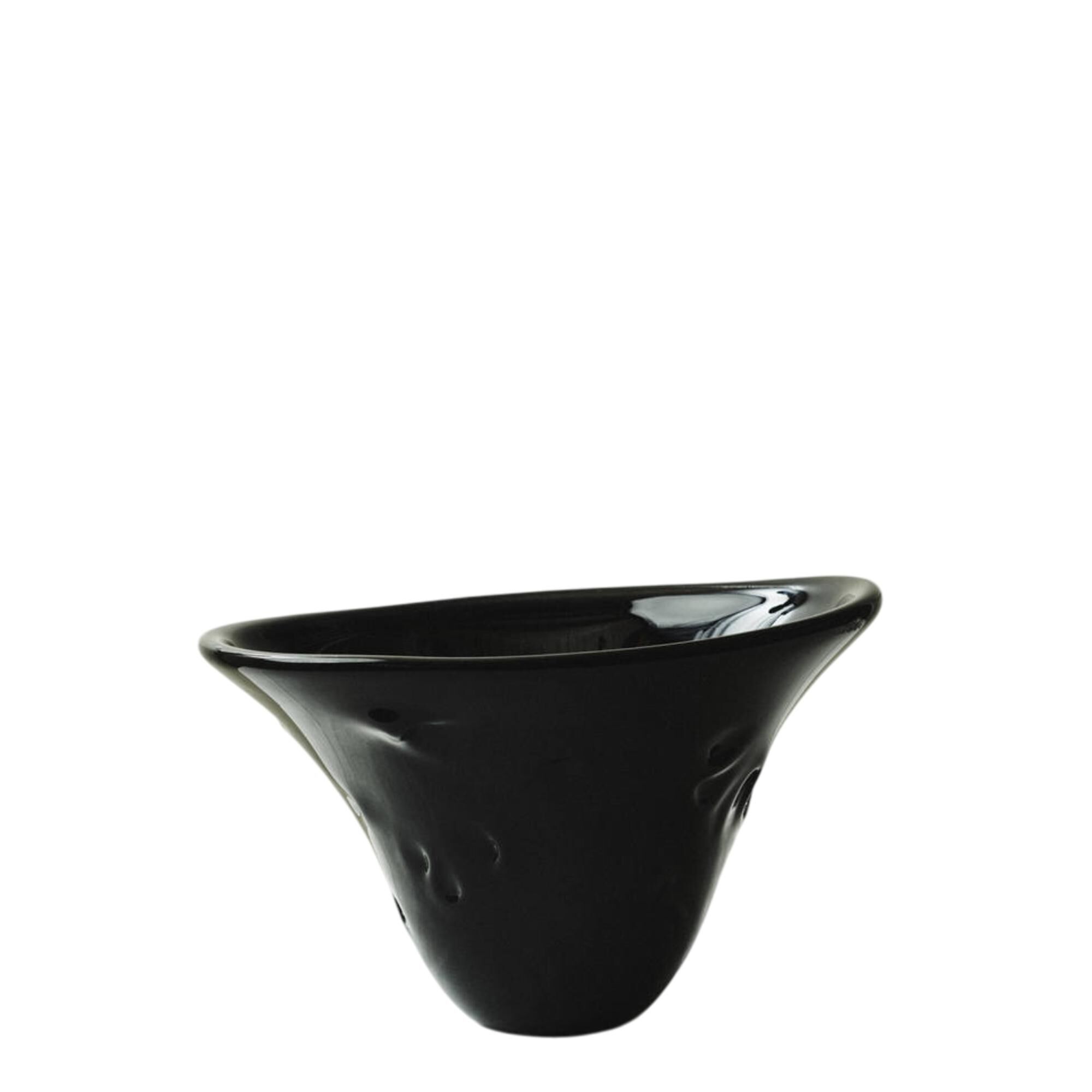 Bol en Verre Noir Vintage SR