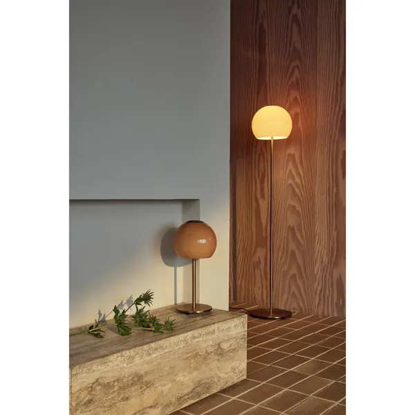 Ball Stehlampe Ø25 Bernstein