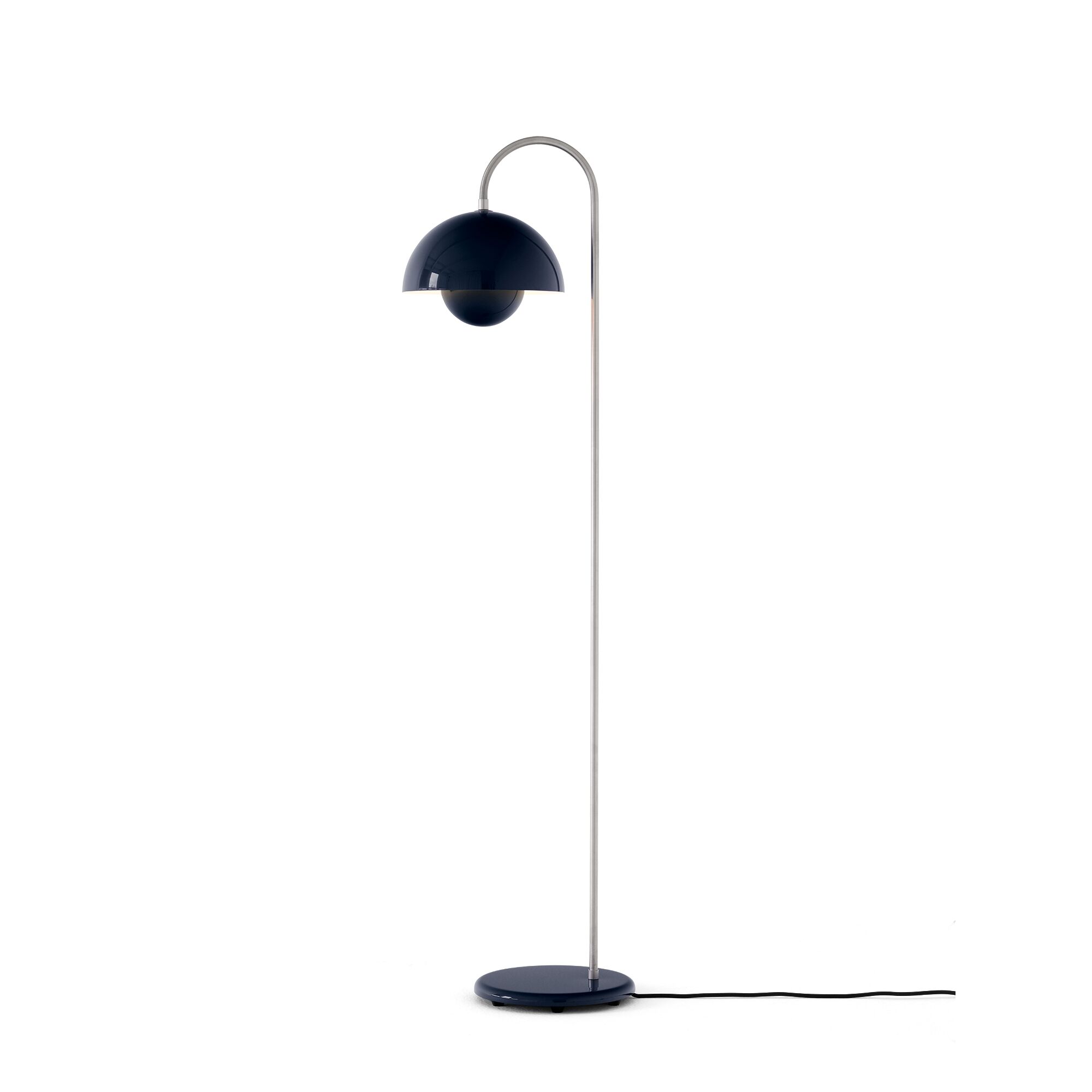 Flowerpot VP12 Gulvlampe Steel Blue