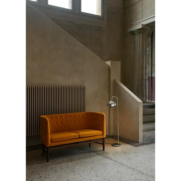 Flowerpot VP12 Floor Lamp Steel Blue