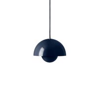 Flowerpot VP1 Pendelleuchte Stahlblau