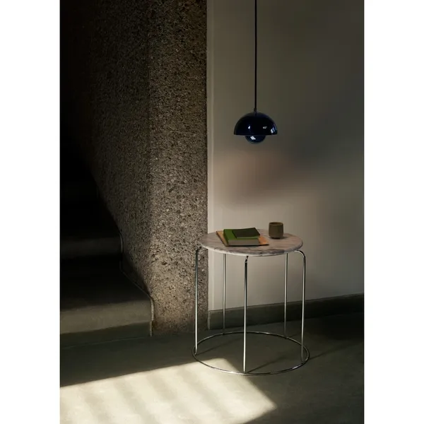 Flowerpot VP10 Pendant Steel Blue