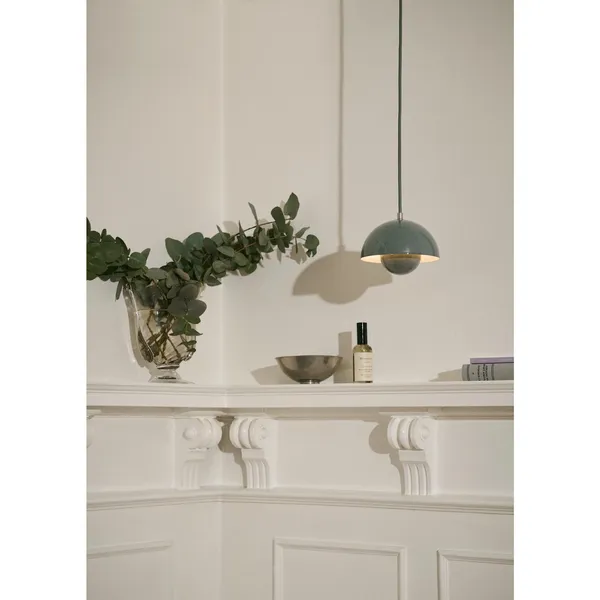 Flowerpot VP10 Pendant Steel Blue