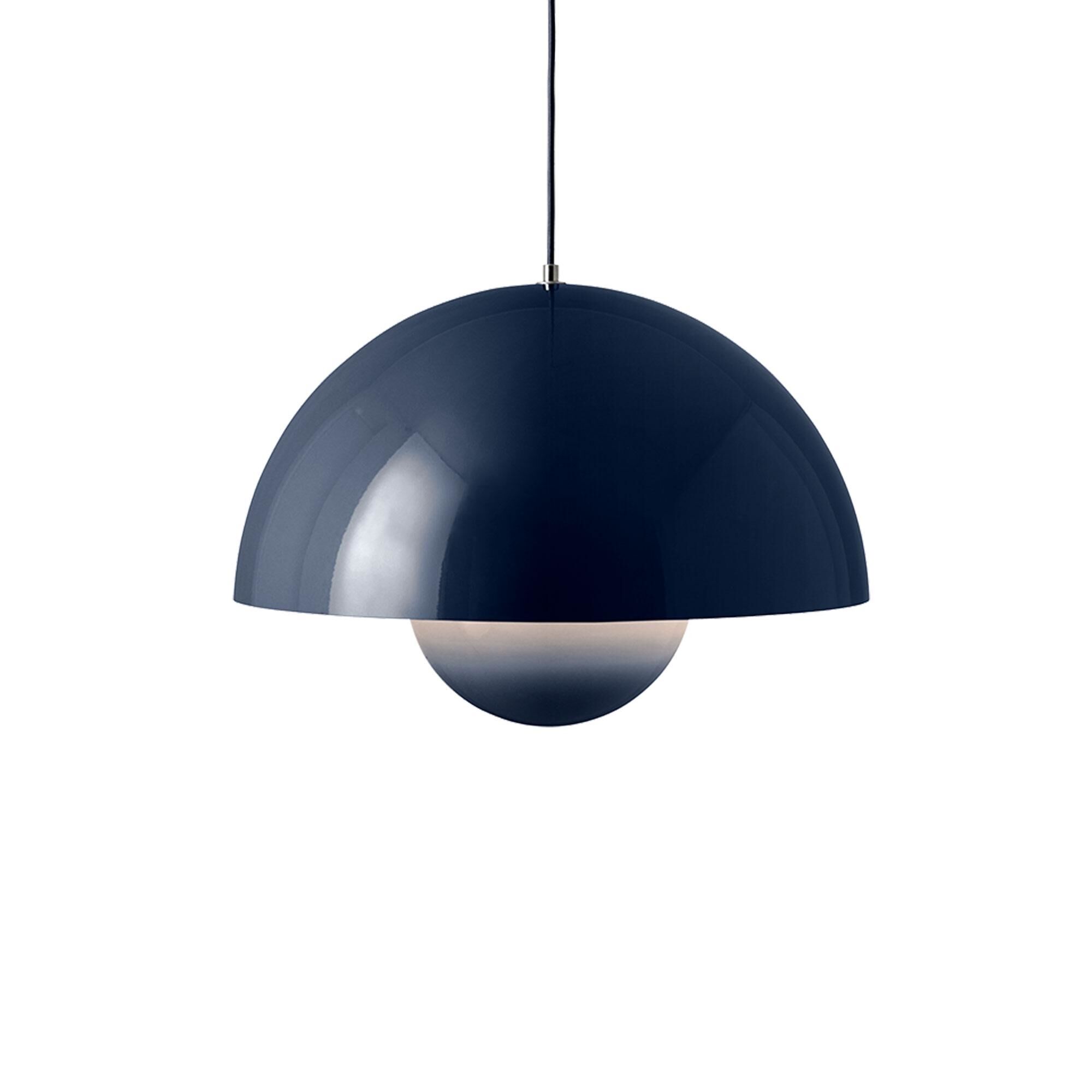Flowerpot Suspension VP2 Bleu Acier