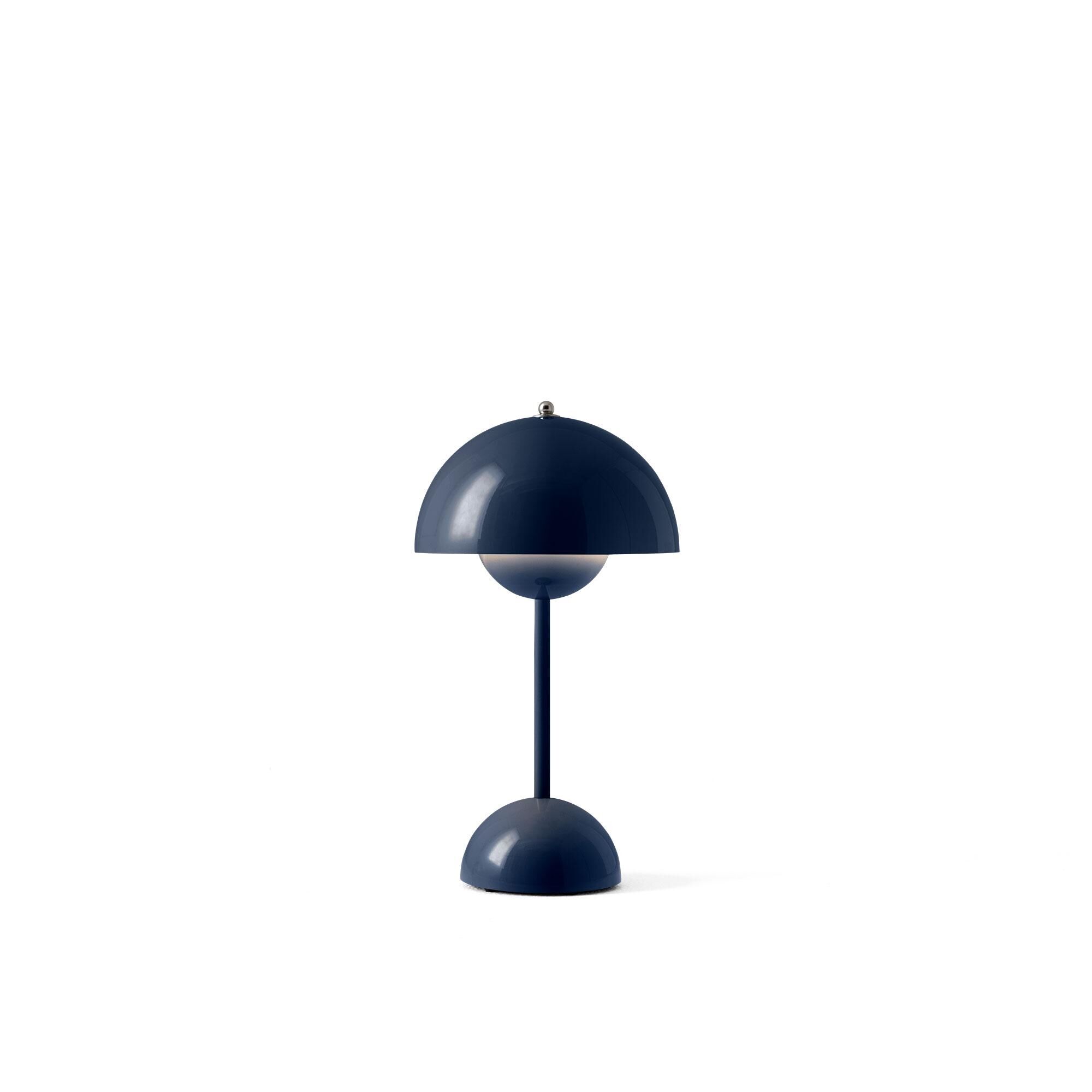 Lampe Portable Flowerpot VP9 Bleu Acier