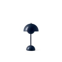 Flowerpot VP9 Bærbar Lampe Stålblå
