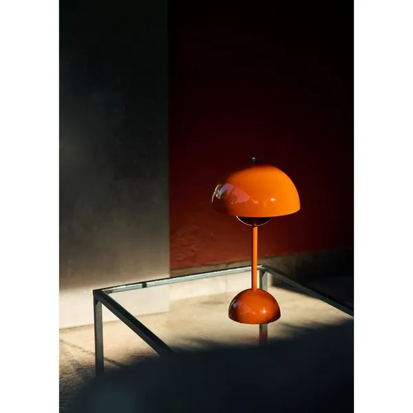Flowerpot VP9 Transportabel Lampe Zesty Orange