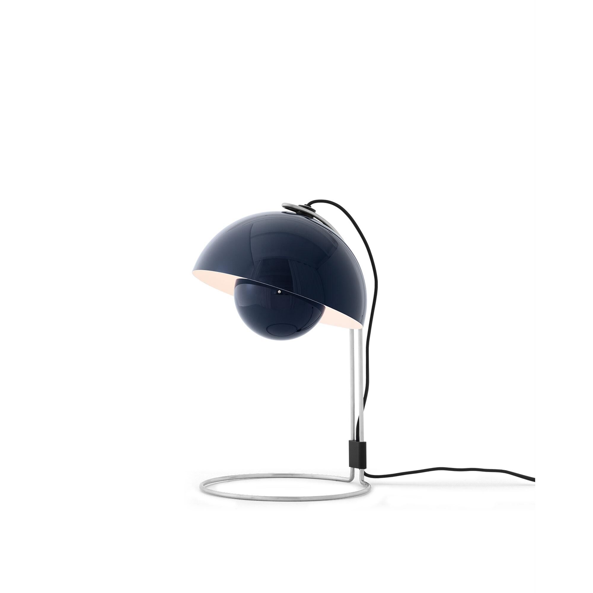Flowerpot VP4 Bordlampe Stålblå