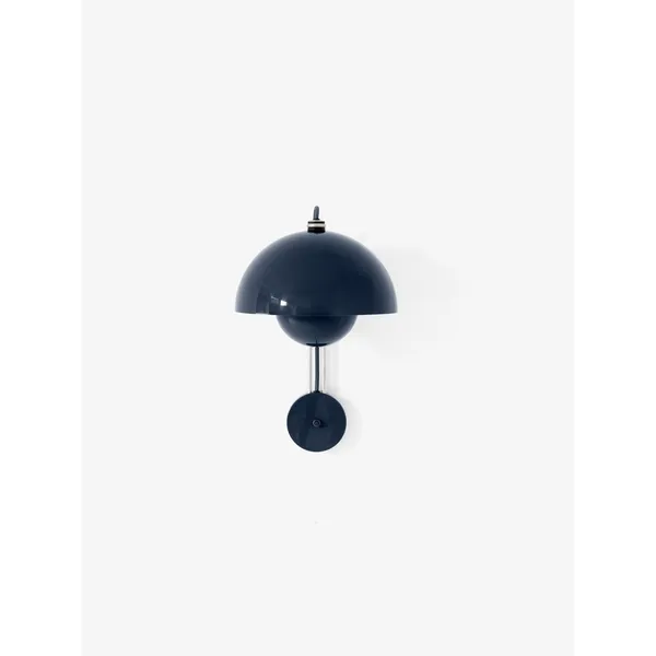 Flowerpot VP8 Wall Lamp Steel Blue