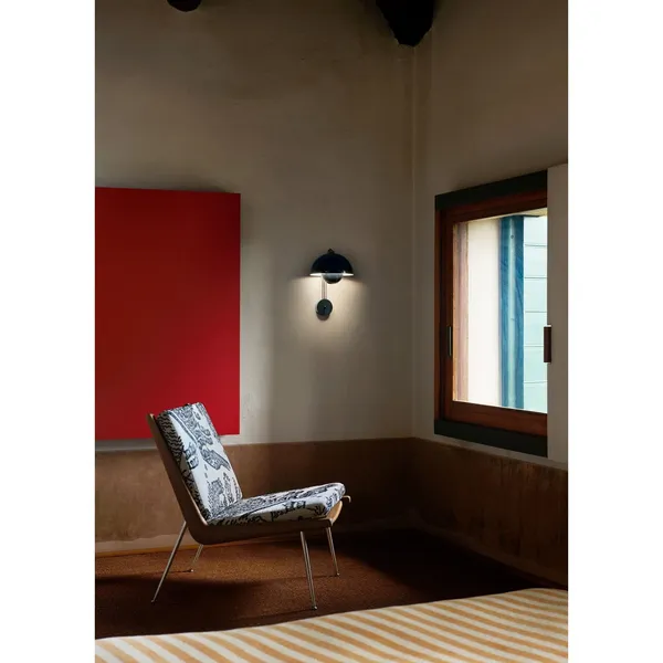 Flowerpot VP8 Wall Lamp Steel Blue