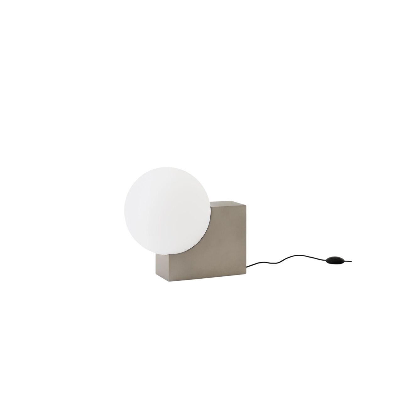 Lampadaire Journey SHY4 Acier Brossé /Opale