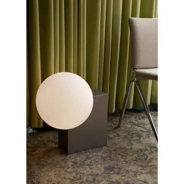 Journey SHY4 Gulvlampe Børstet Stål/Opal
