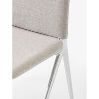 Silla de Comedor Kape IF7 de Aluminio Pulido/arcilla 003